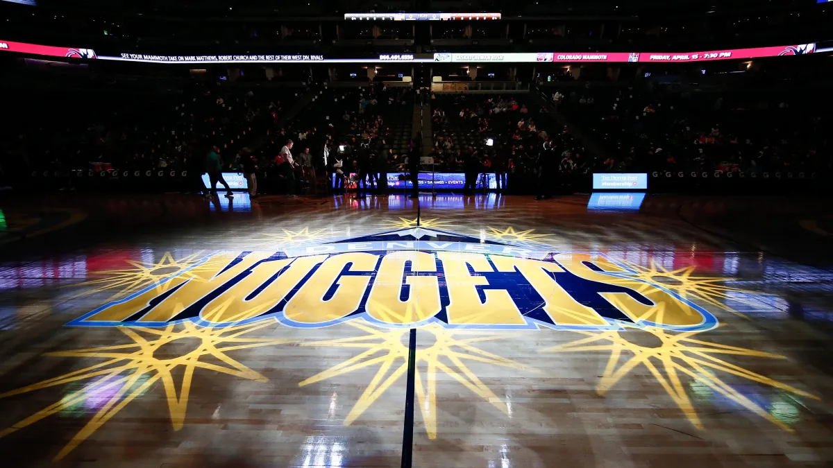 nuggets cut ties with history making 6 foot 11 veteran center