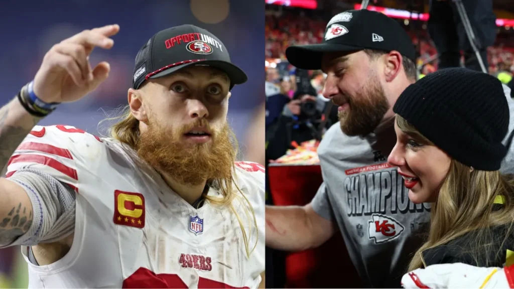 george kittle reveals how his parents got invited to taylor swift and travis kelce wedding