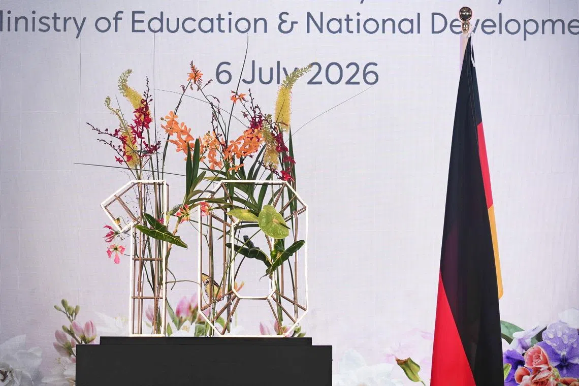 germany’s anja ersing takes top prize in floral design competition at singapore garden festival