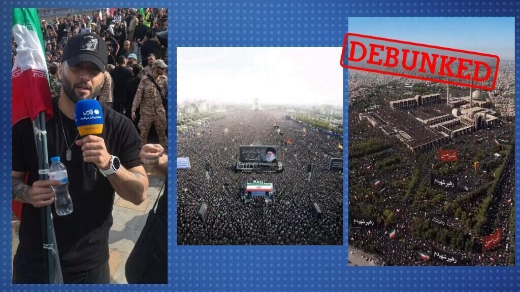 regime supporters and opposition share ai generated images of khamenei’s funeral