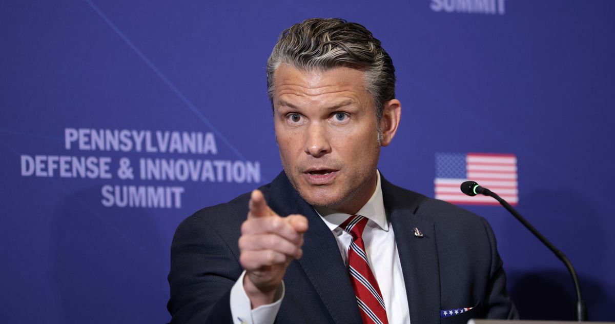 pete hegseth is taking his macho shtick to absurd new levels