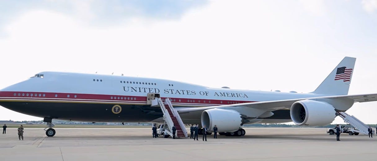 democrats move to take away trump's qatari jet