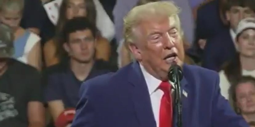 trump is so cognitively impaired that he can't effectively attack democrats anymore
