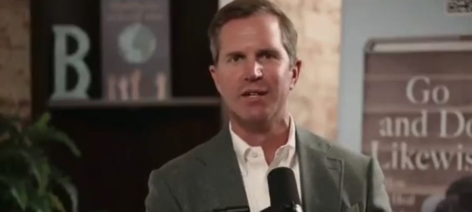 gov. andy beshear turns the tables on republicans who are hiding mitch mcconnell