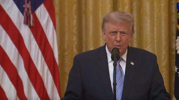 cognitively failing trump tried to undermine us elections but his speech was a train wreck