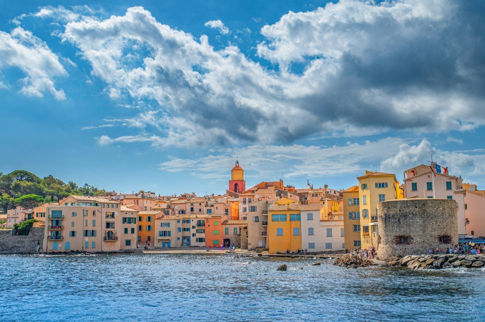 in saint tropez, a gallery scene has grown up alongside the glamour