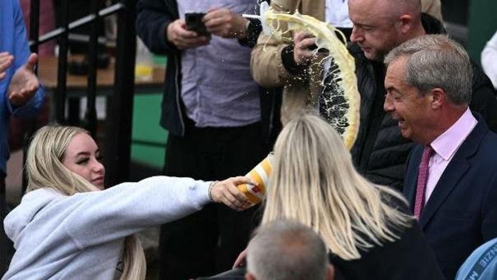 five times nigel farage has been threatened in public, from egging to milkshakes