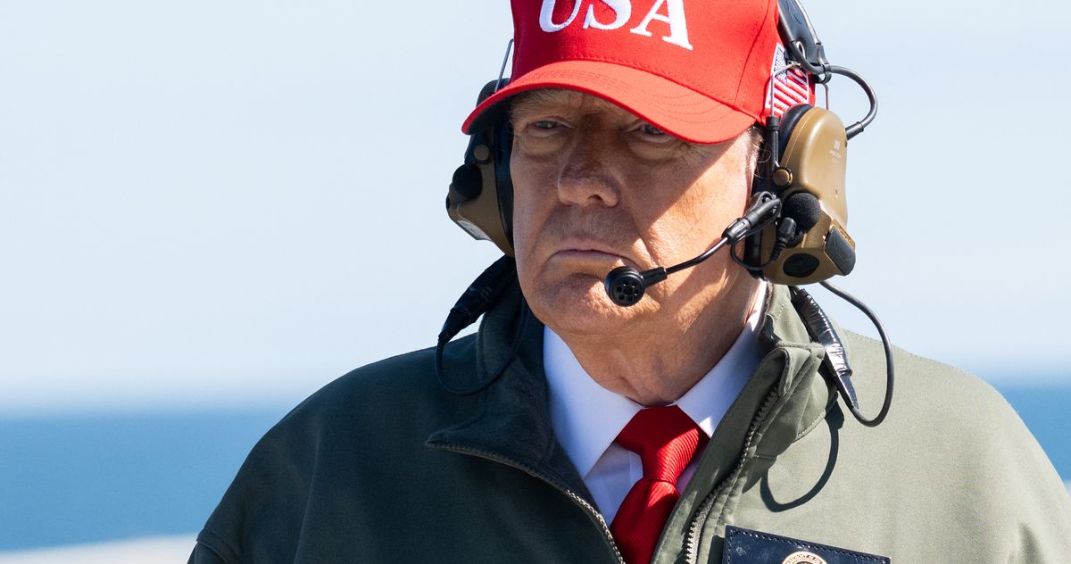 is trump’s steam catapult obsession really about top gun?