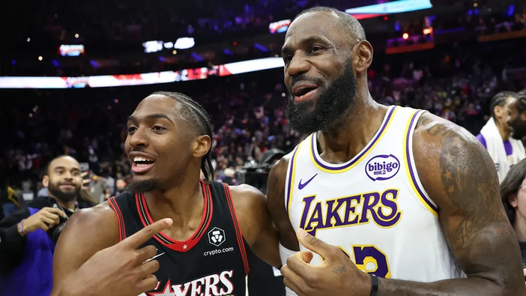 lebron james puts nba on notice with recent post featuring 76ers co star