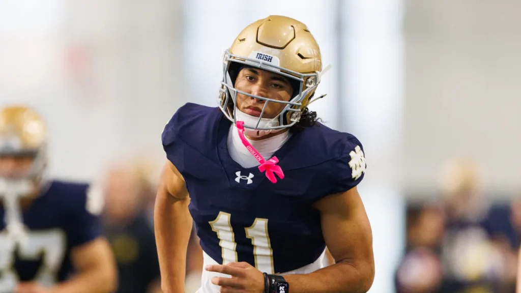 who is larry fitzgerald's son? meet the notre dame wr following in dad's footsteps