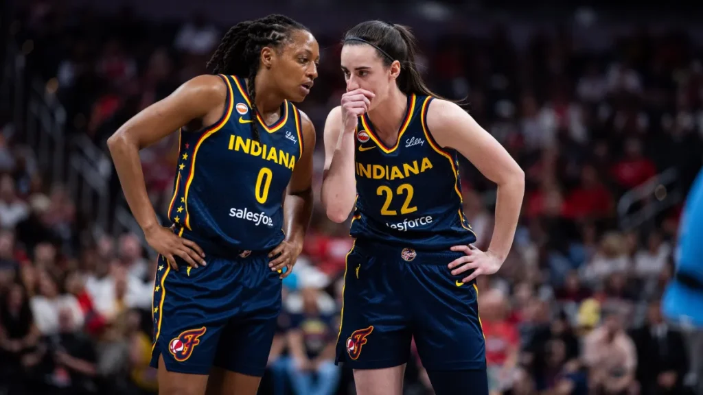 fever's caitlin clark, kelsey mitchell are at the center of an unprecedented wnba award campaign