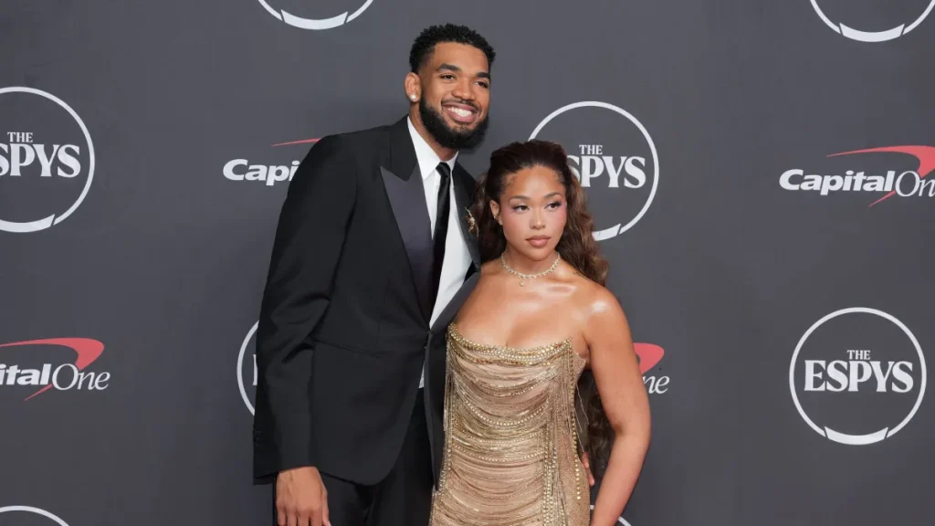 karl anthony towns marries jordyn woods in star studded malibu wedding
