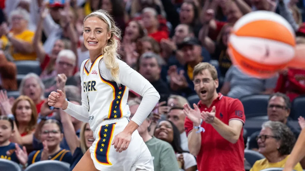 sophie cunningham steals spotlight with bold all white outfit before fever win