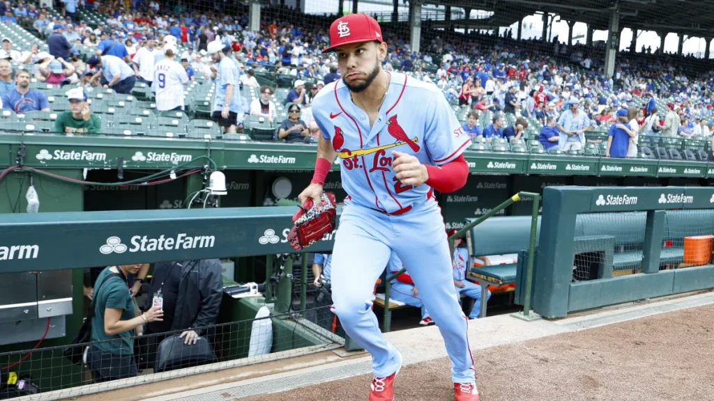 joshua báez crushes home run on first mlb pitch in dream cardinals debut