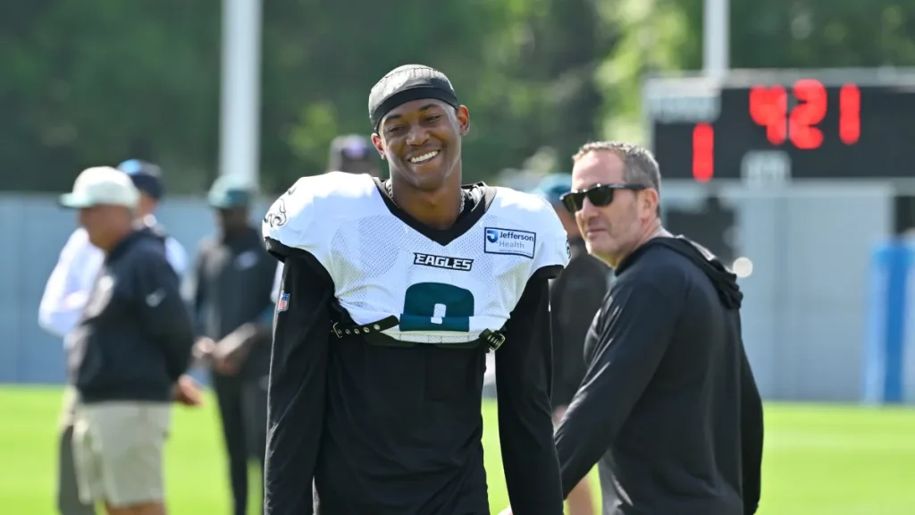 how eagles wr room with devonta smith, makai lemon is shaping up in wake of a.j. brown trade