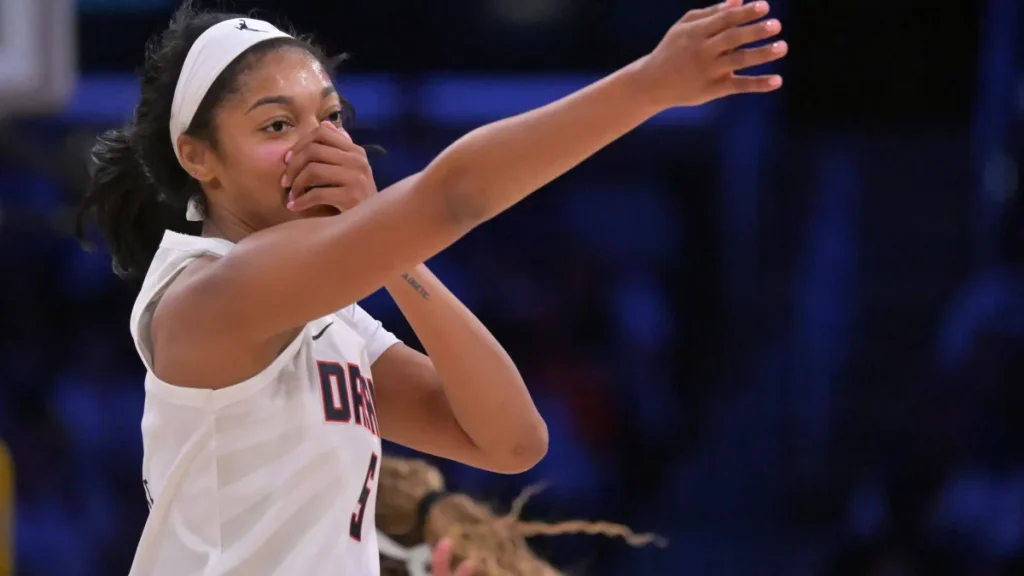 dream's angel reese finds herself in league with nikola jokic amid record night