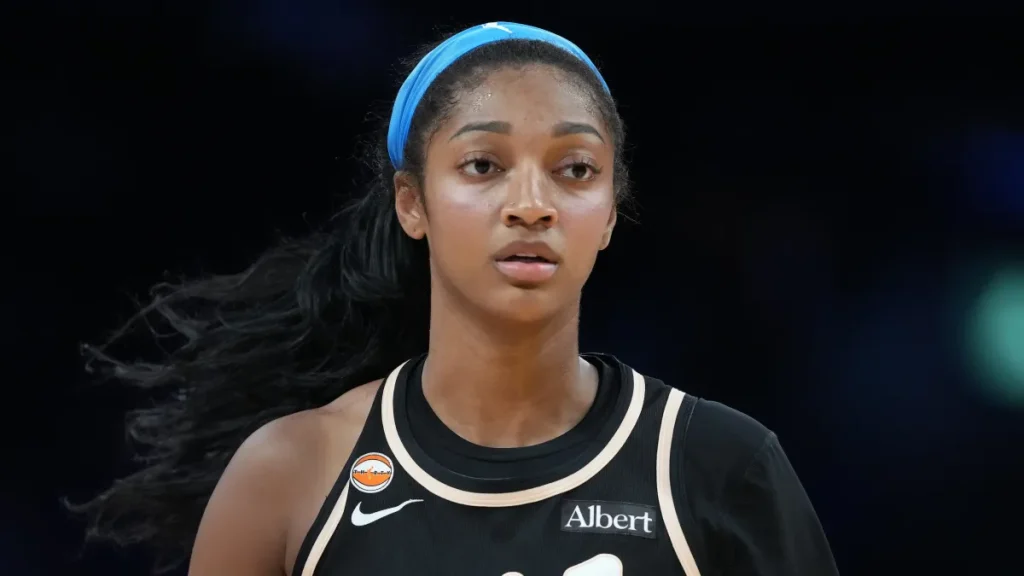 angel reese wows in purple chanel minidress for dream lynx game