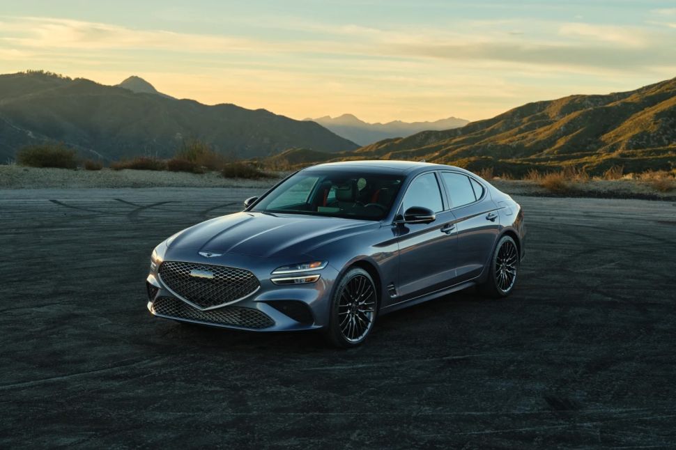 the 2026 genesis g70 prestige graphite maxes out on features while amping up performance