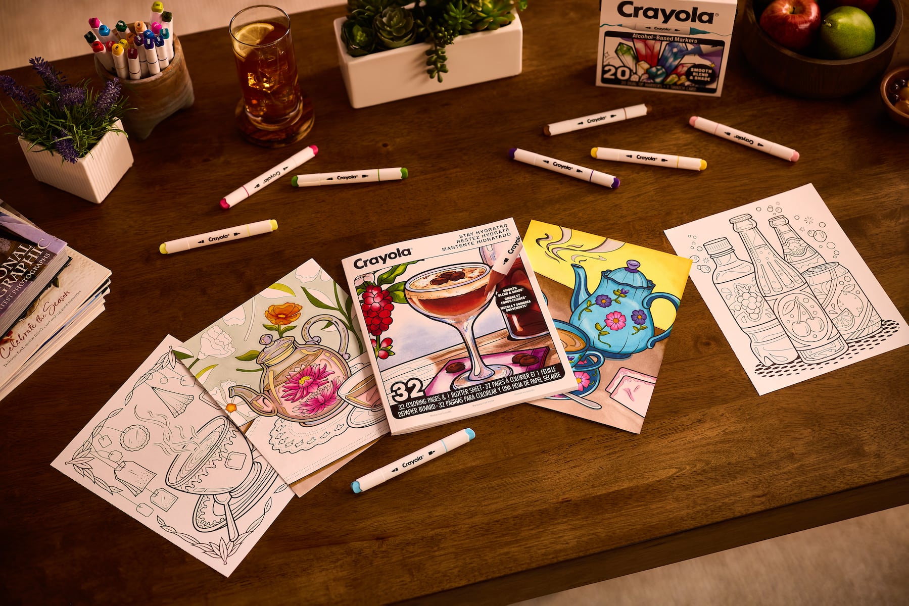 crayola's all grown up line is here to remind adults that creativity doesn't have an age limit