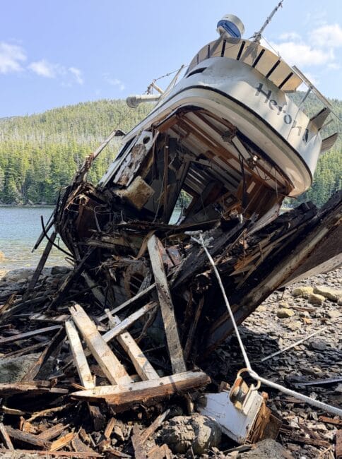 Abandoned and derelict boats removed from waterways in three Southeast Alaska communities abandoned and derelict boats removed from waterways in three southeast alaska communities