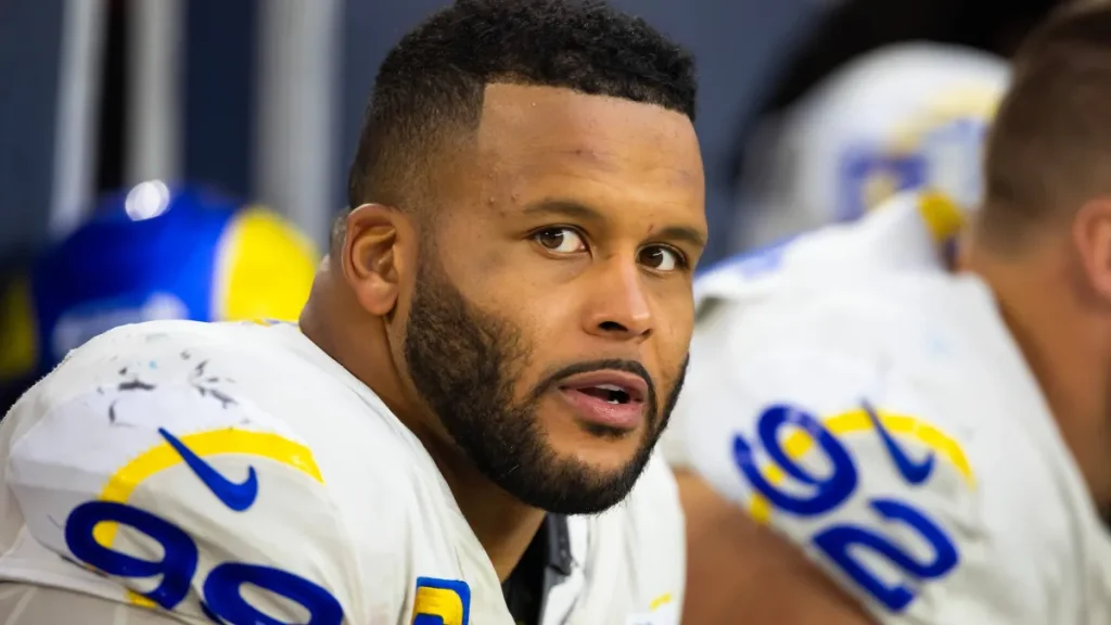 aaron donald contract details: how returning legend's new deal impacts rams' cap space