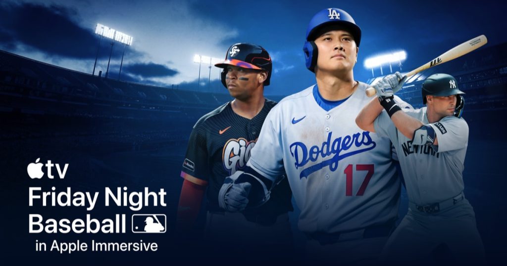 apple, mlb announce september “friday night baseball” schedule