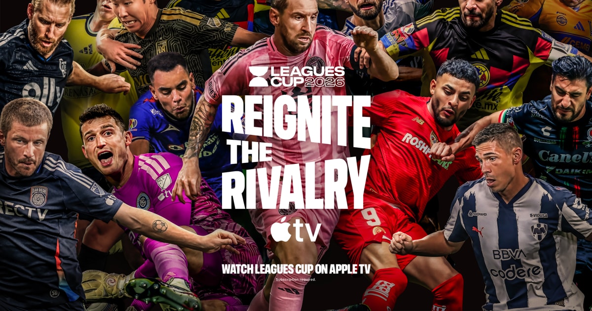 leagues cup kicks off tomorrow, august 4, on apple tv