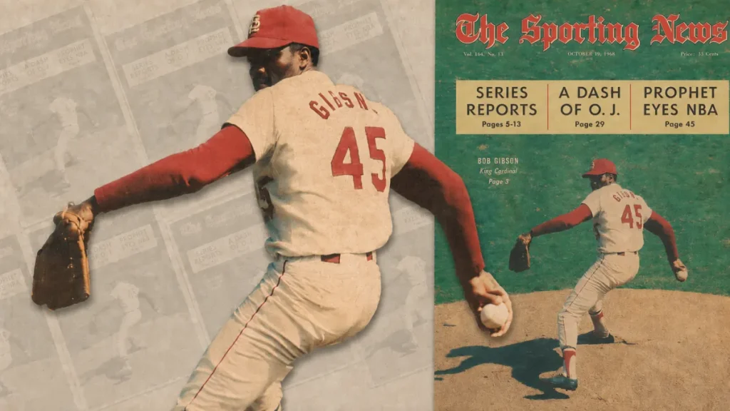 why bob gibson's record breaking 1968 might be the goat pitching season (sn archives)