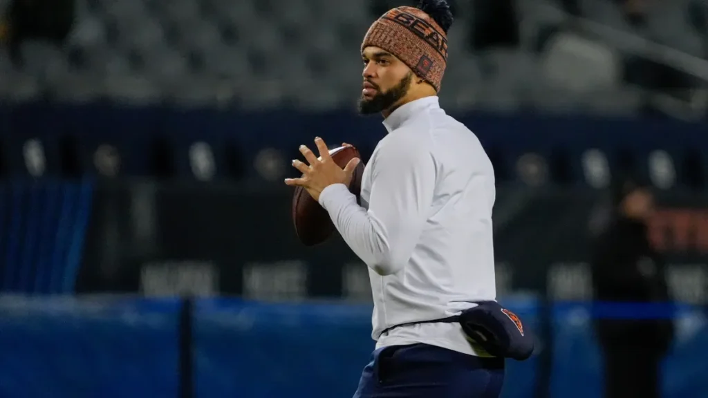 caleb williams predicted to reach 4,000 yards for the bears as left tackle gamble raises risk