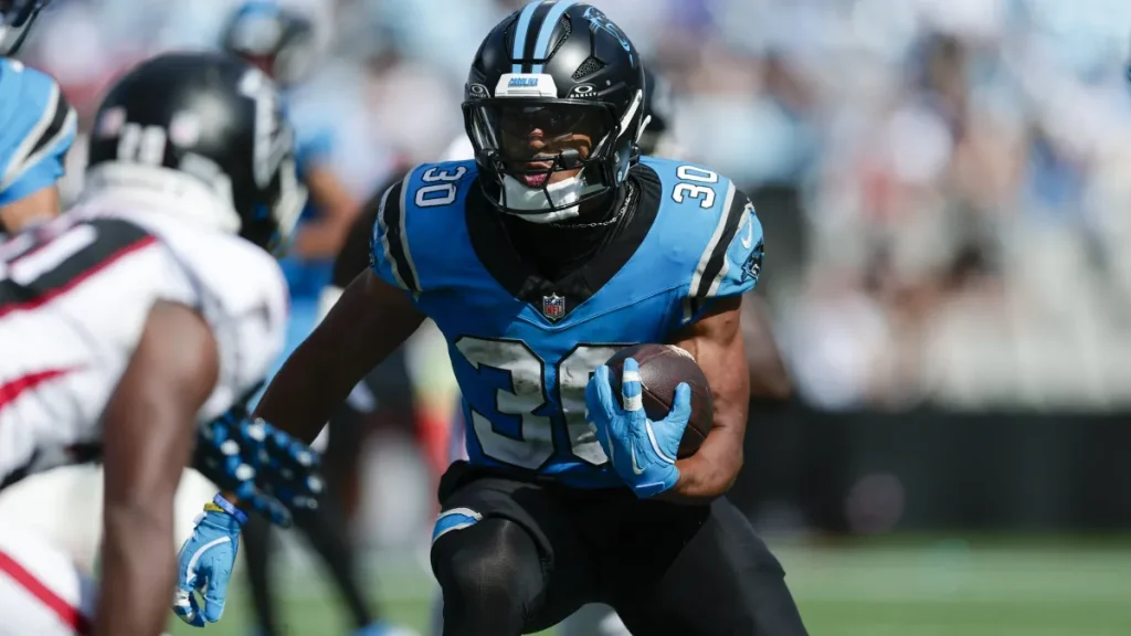 panthers get concerning chuba hubbard news amid hamstring injury