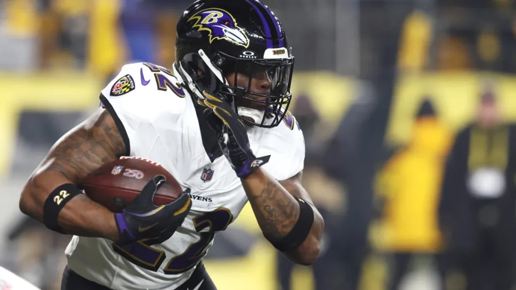 ravens urged to release 2024 draft pick to shakeup rb room behind derrick henry