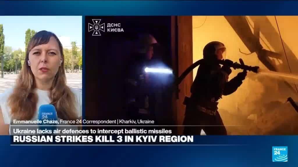 russian strikes kill four near kyiv, zelensky makes landmark visit to serbia