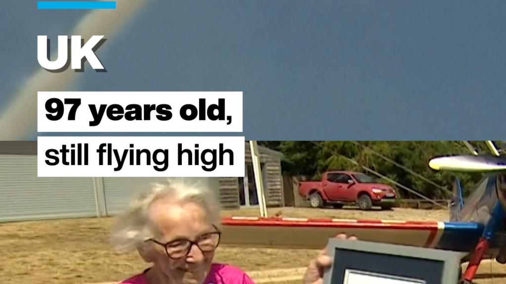uk: 97 year old woman breaks her own record for oldest wing walker