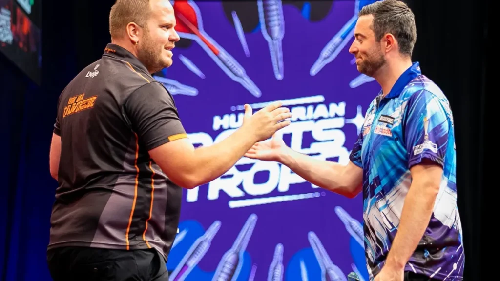 dirk van duijvenbode dismisses top seed humphries in hungarian darts trophy