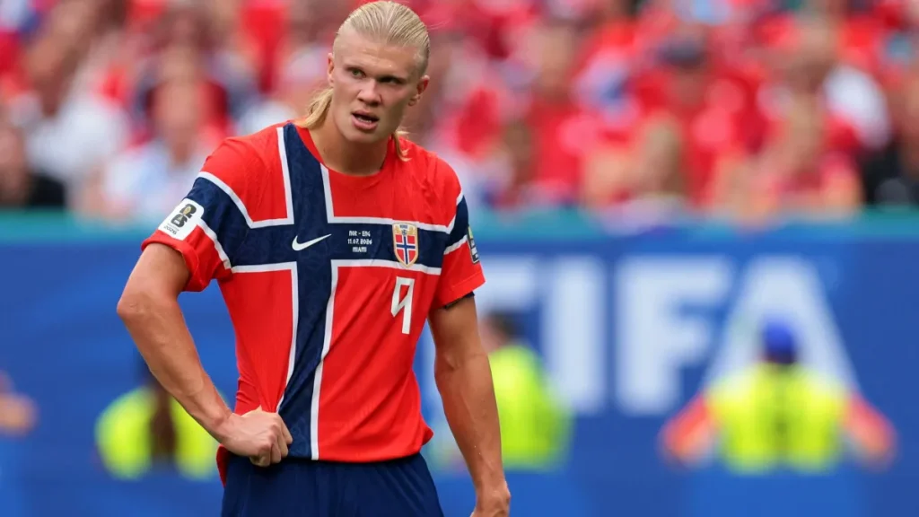 erling haaland's hair before and after: see photos from buzz cut as man city star shaves signature locks