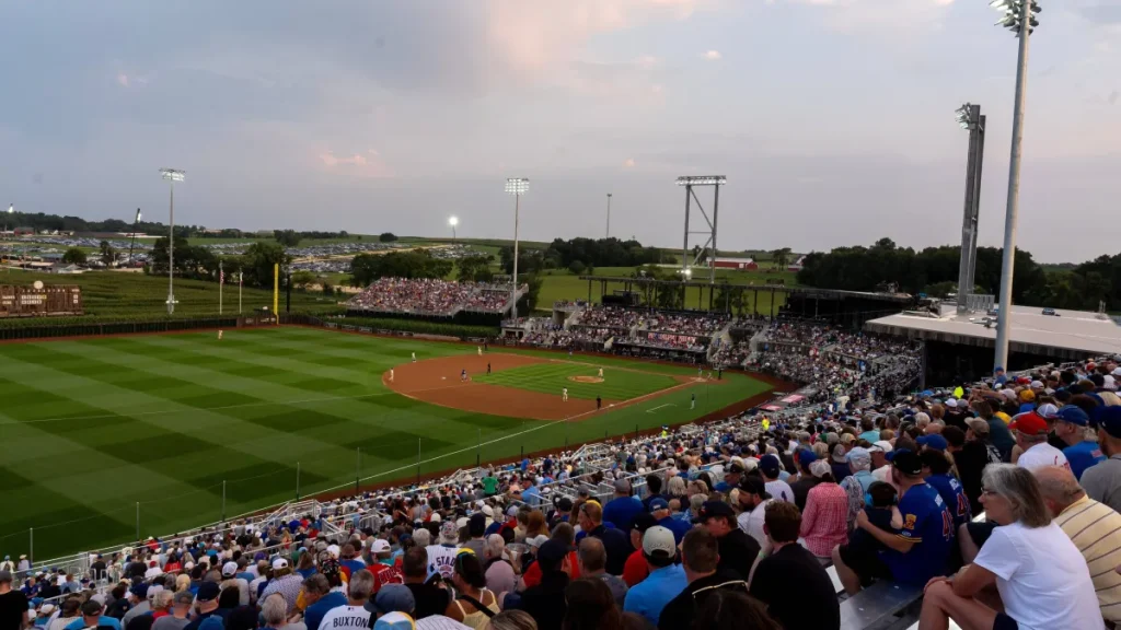 mlb field of dreams game weather updates: backup plan in place in case event is rained out on thursday