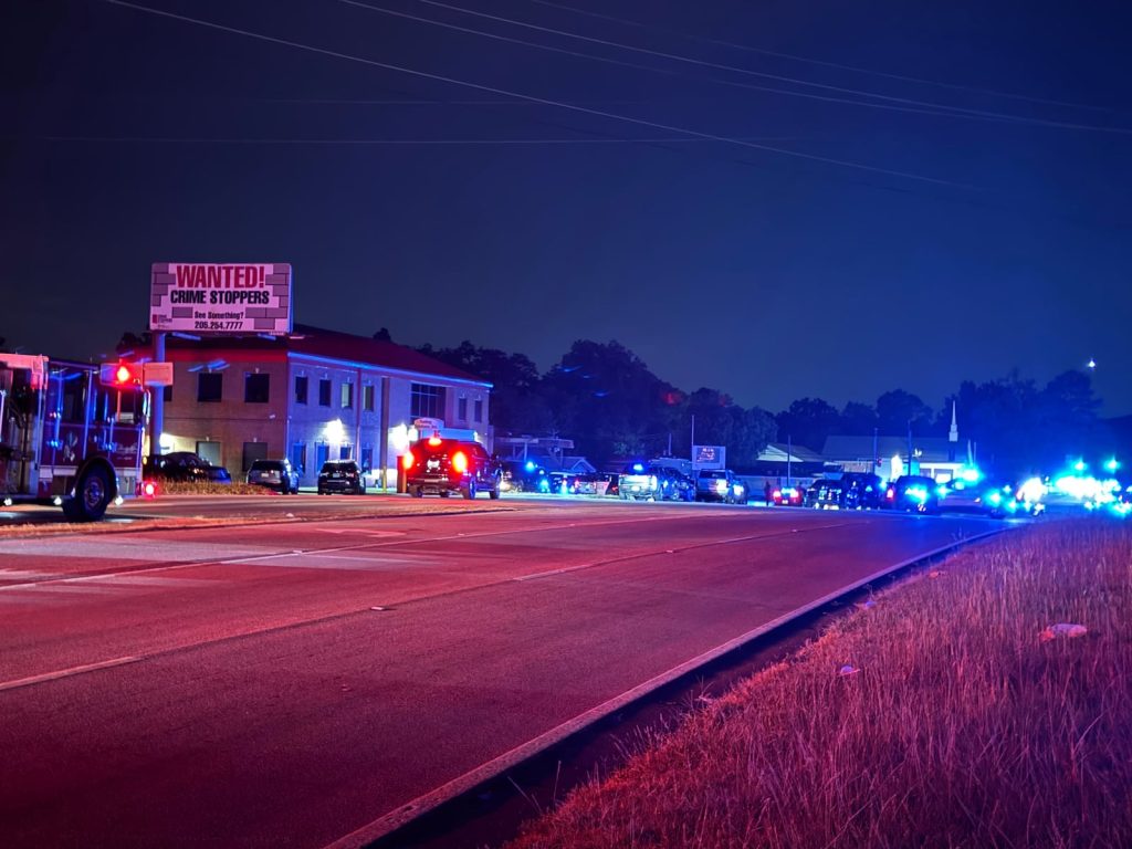 standoff over at birmingham gun store after shots fired during suspected burglary
