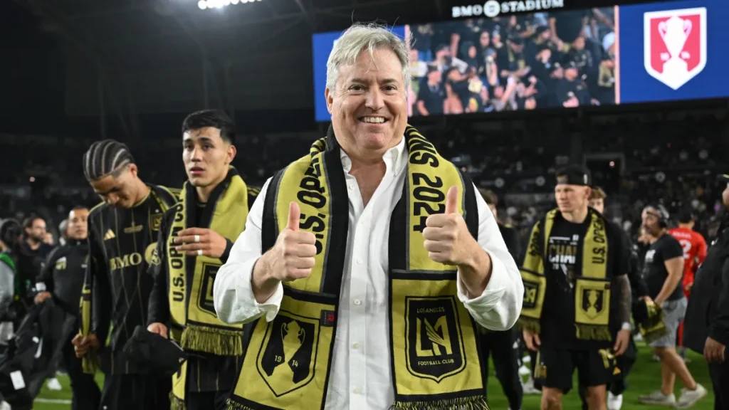 who is larry berg? mls elects lafc co owner as next commissioner to replace don garber