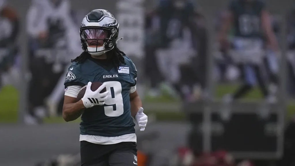 eagles rookie not worried about recent hamstring injury