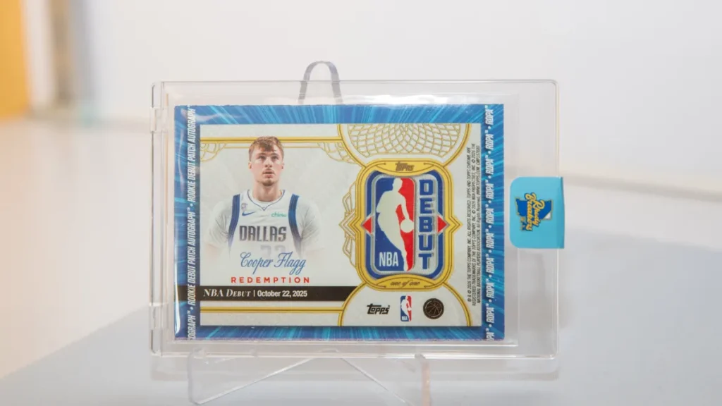 cooper flagg’s one of one is found as sports card market hits new highs