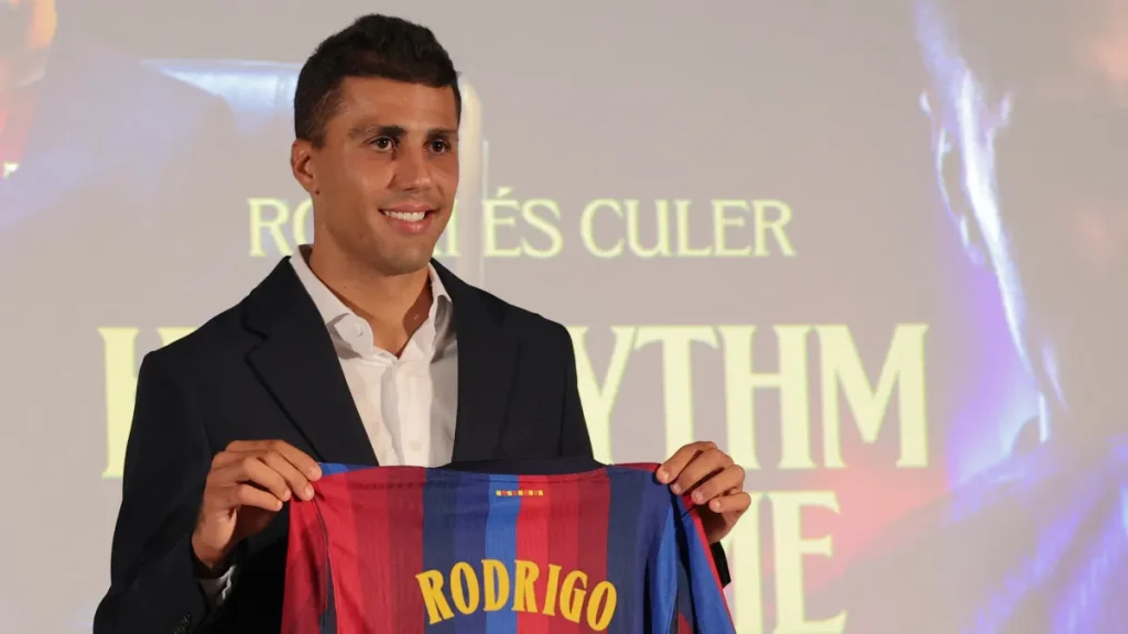 barcelona projected lineup 2026/27: how rodri changes things for hansi flick in hunt for champions league title