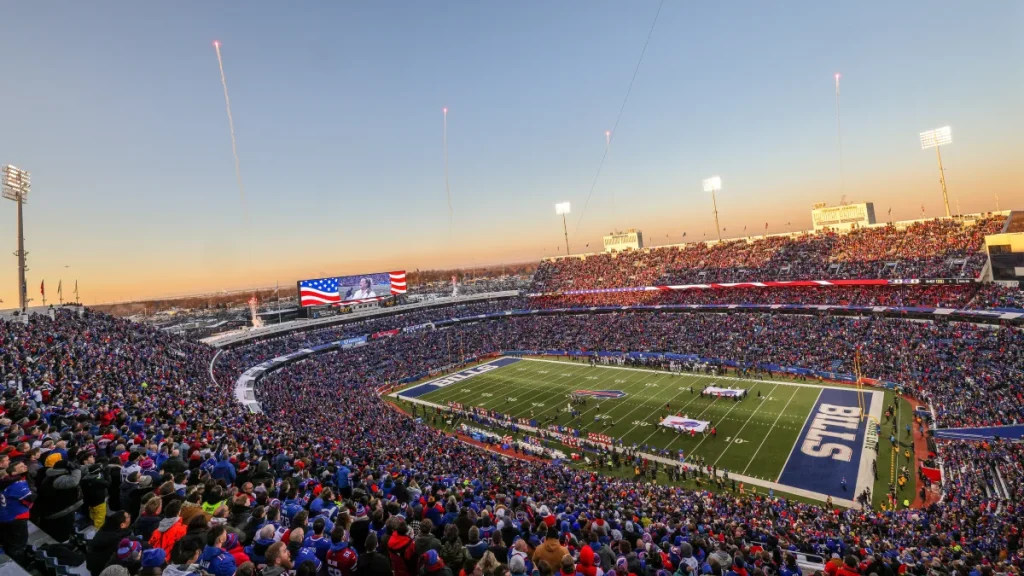 bills new stadium facing early criticisms on grass conditions: 'the field is a—'