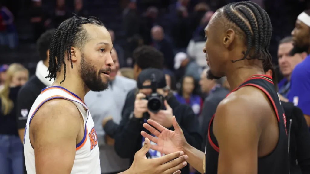 jalen brunson is already excited for the knicks' opening night game against the 76ers