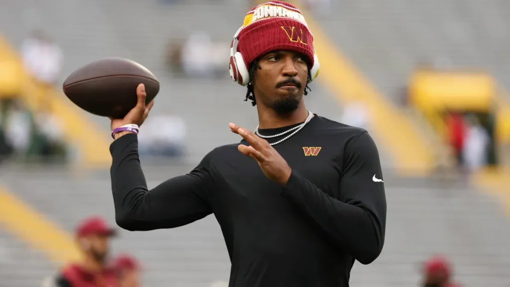 jayden daniels breaks silence on lsu nil story with 'sole focus' on commanders season
