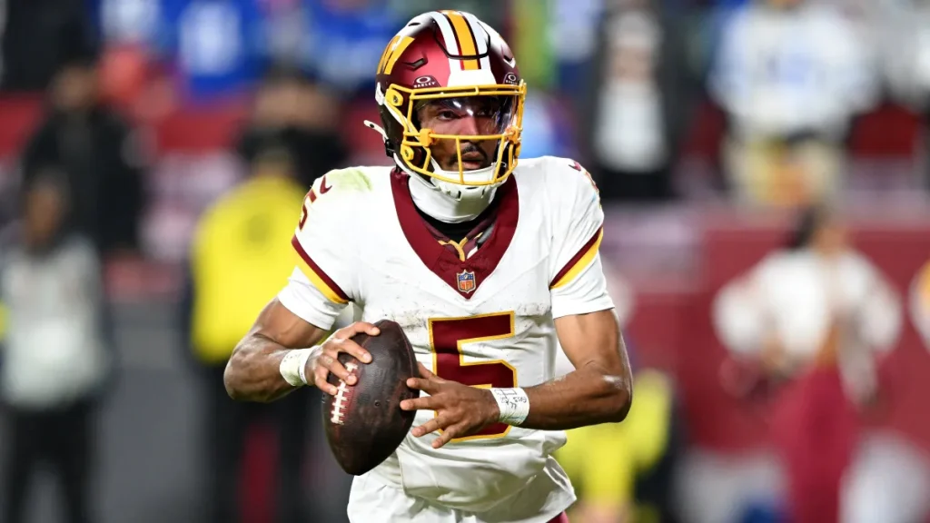 why commanders qb jayden daniels has a real chance to break 1,206 yard record in 2026
