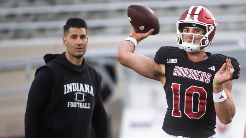 hoover following mendoza as indiana qb mirrors frost replacing frazier at nebraska 30 years earlier