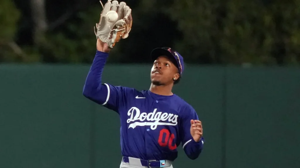 dodgers prospect kendall george to undergo knee surgery months after viral bat dog incident