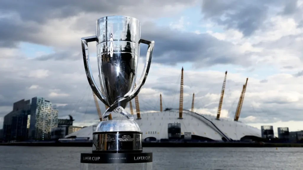 where is the laver cup 2026? location, stadium, court surface for international team tennis event