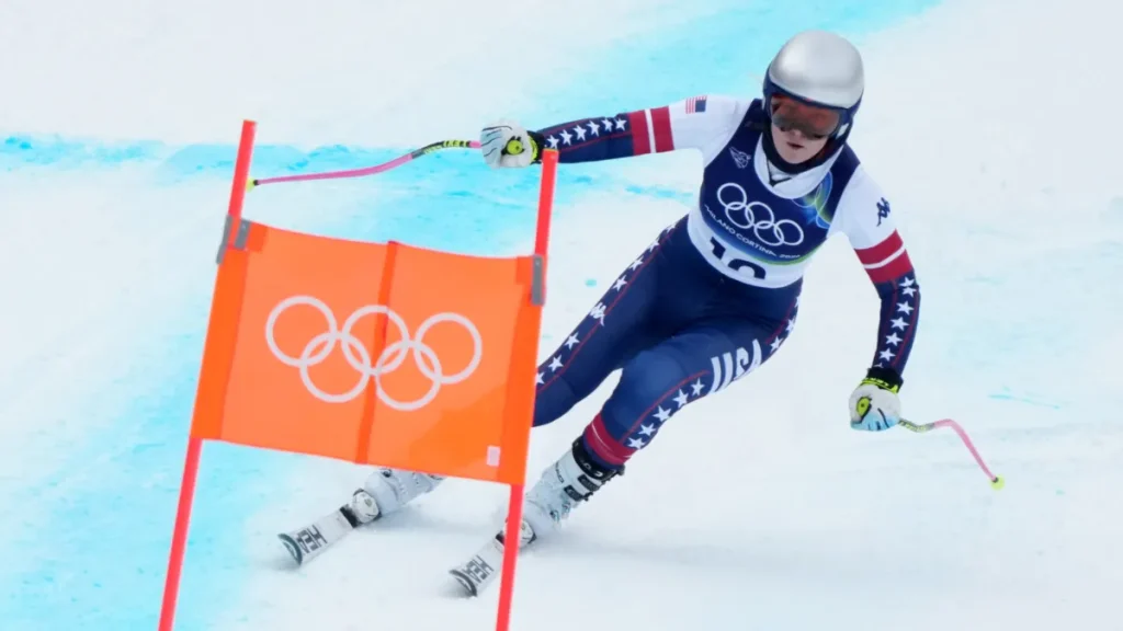 lindsey vonn makes striking statement in red bikini amid grueling recovery