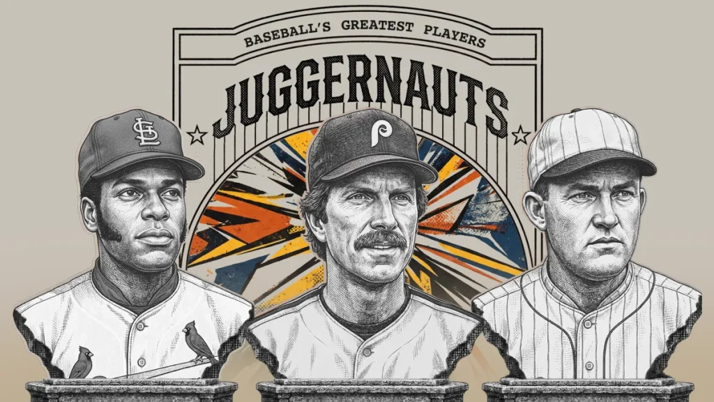 baseball's greatest players: the juggernauts and 10 numbers that define them